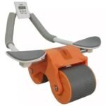 Rueda abdominal con contador digital y rodillo ancho antideslizante