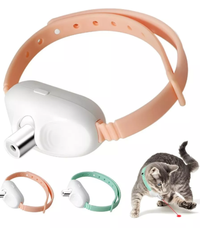 Collar láser recargable para gatos