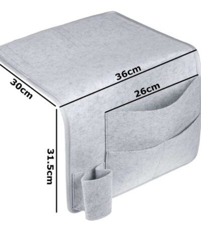 Organizador de accesorios para cama y sofá con múltiples bolsillos