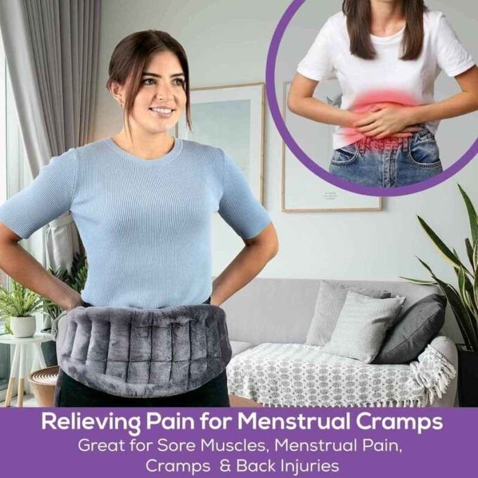 Almohadilla térmica tipo bufanda caliente para cuello y hombros