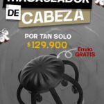 Masajeador eléctrico de cabeza 8 garras portátil con envío gratis en Colombia